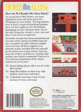 Home Alone - Nintendo Entertainment System (NES) (THQ - 1) video game collectible - Main Image 2