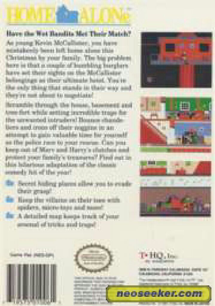 Home Alone - Nintendo Entertainment System (NES) video game collectible - Main Image 2