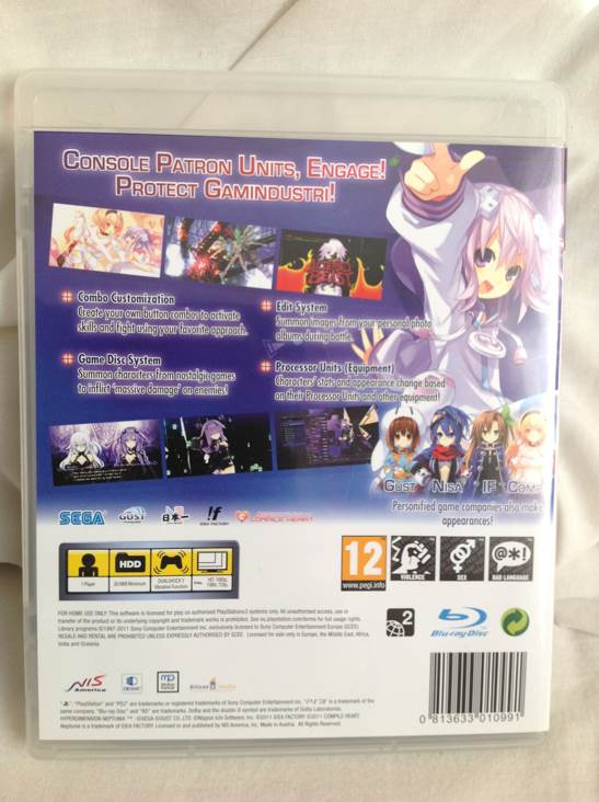Hyperdimension Neptunia - Sony PlayStation 3 (PS3) (NIS America - 1) video game collectible [Barcode 813633010991] - Main Image 2