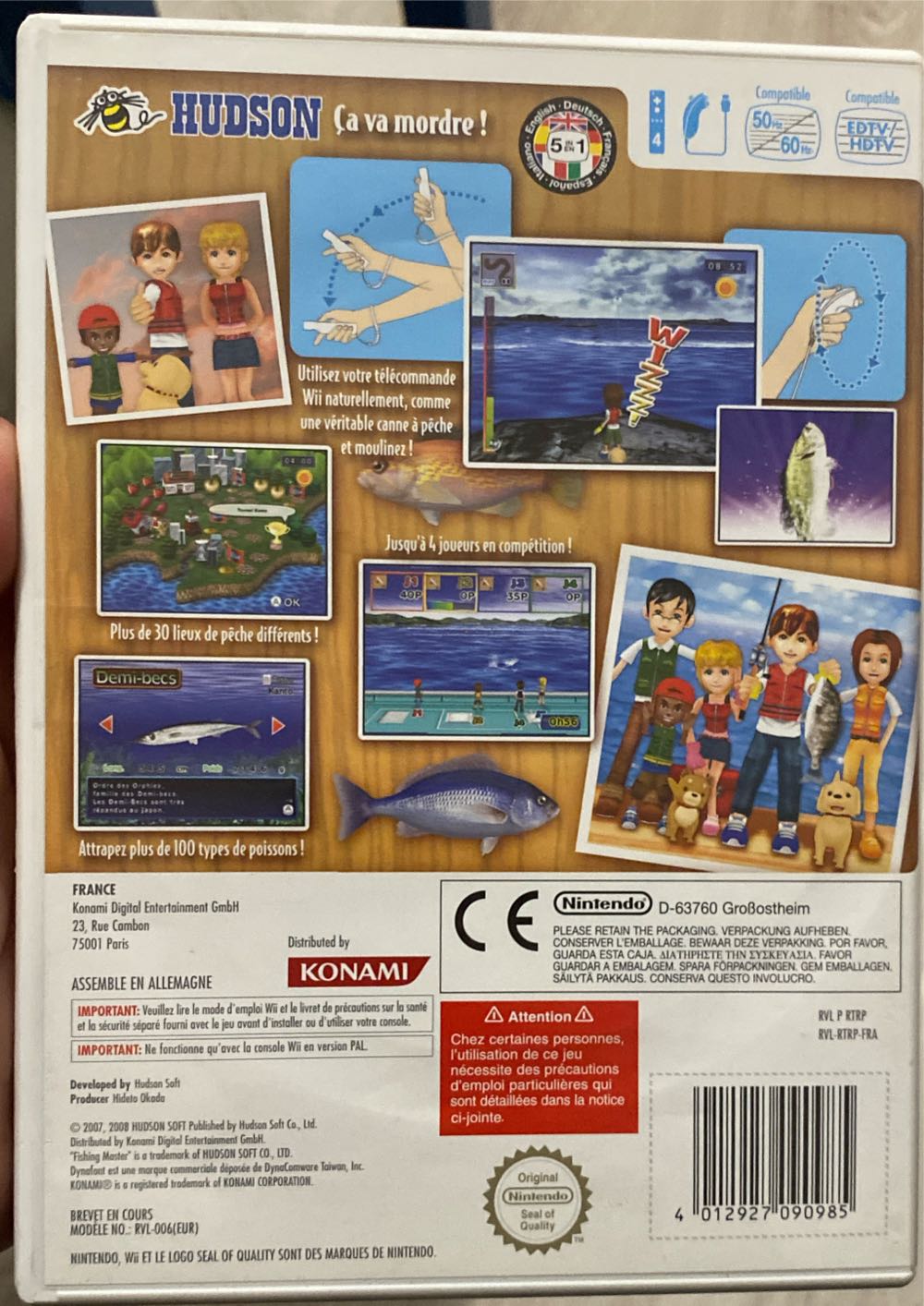 Fishing Master - Nintendo Wii video game collectible [Barcode 4012927090985] - Main Image 2