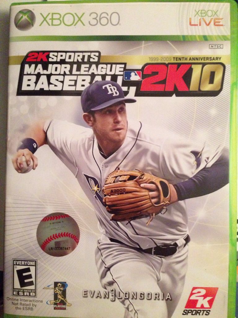 Major League Baseball 2k10 - Microsoft Xbox 360 video game collectible - Main Image 1