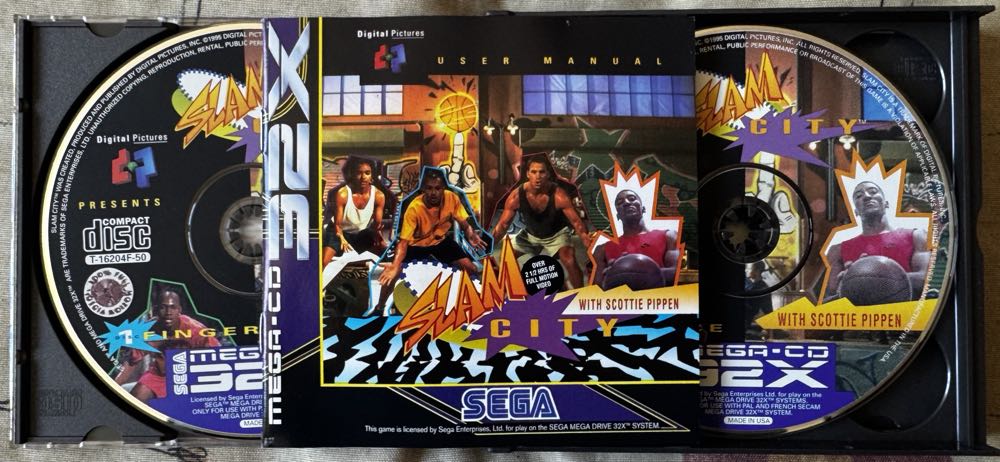 Slam City With Scottie Pippen - Sega 32X (Boite Et Notice) video game collectible - Main Image 3