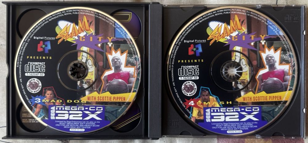 Slam City With Scottie Pippen - Sega 32X (Boite Et Notice) video game collectible - Main Image 4