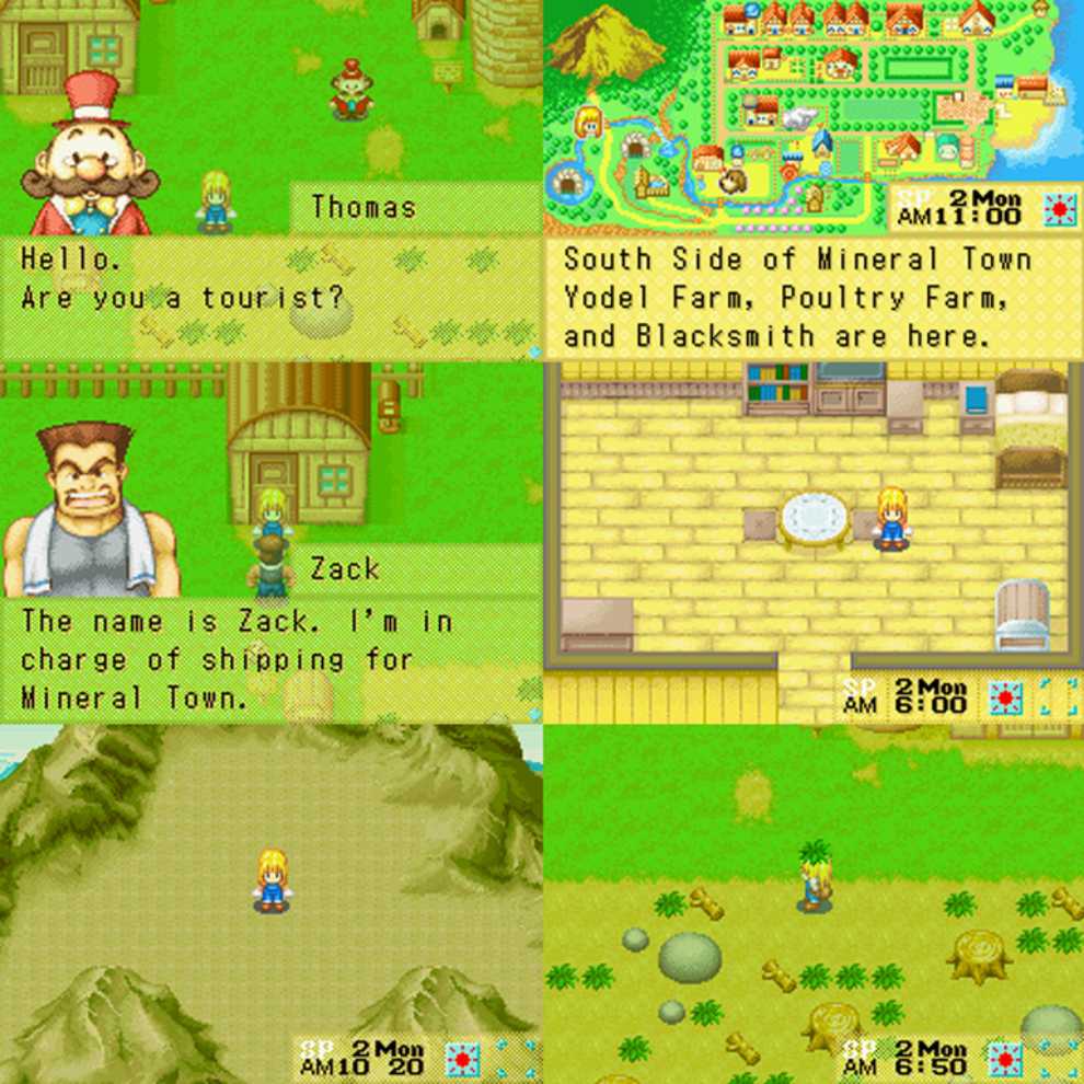 Harvest Moon: More Friends Of Mineral Town - Nintendo Game Boy Advance (GBA) video game collectible - Main Image 2