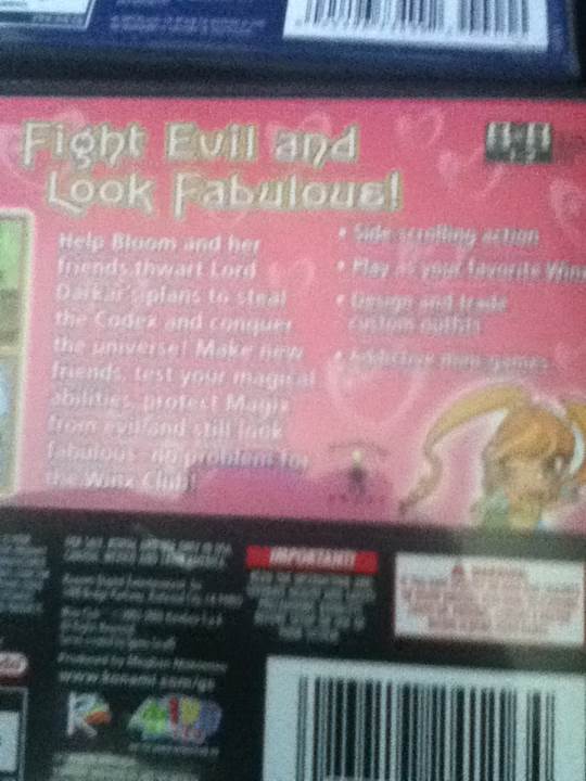 Winx Club Quest For The Codex - Nintendo DS (Konami - 2) video game collectible [Barcode 0083717241164] - Main Image 2