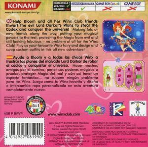 Winx Club  Quest For The Codex - Nintendo Game Boy Advance (GBA) (Konami - 1-2) video game collectible - Main Image 2