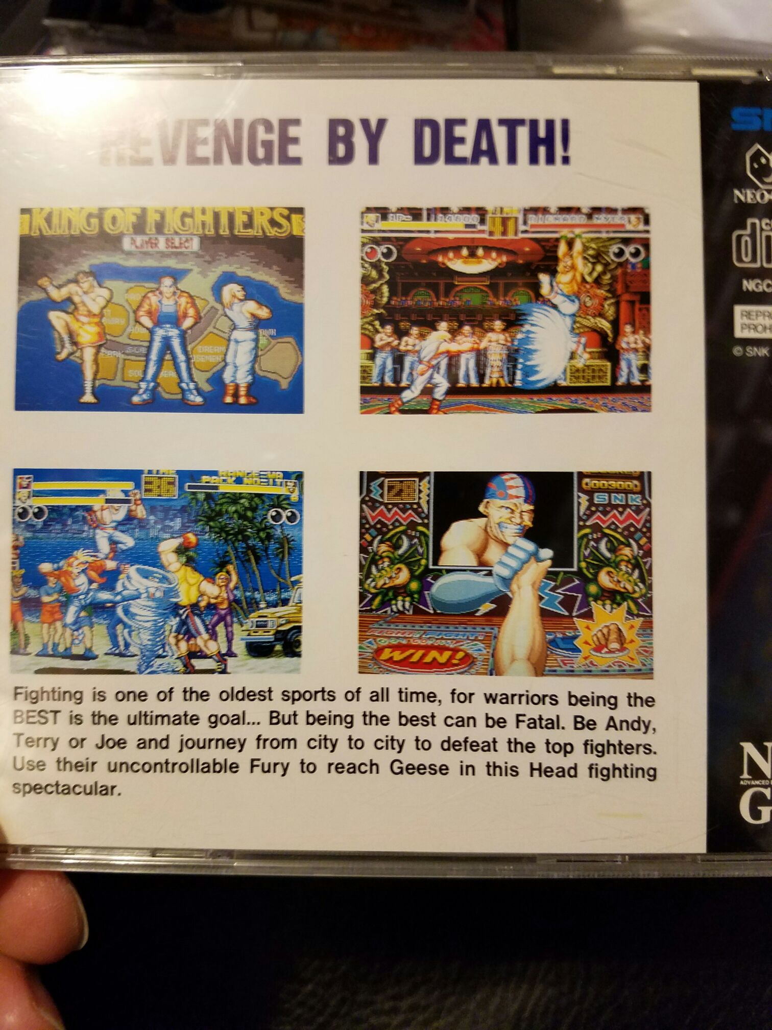 Fatal Fury - SNK Neo Geo CD video game collectible - Main Image 2