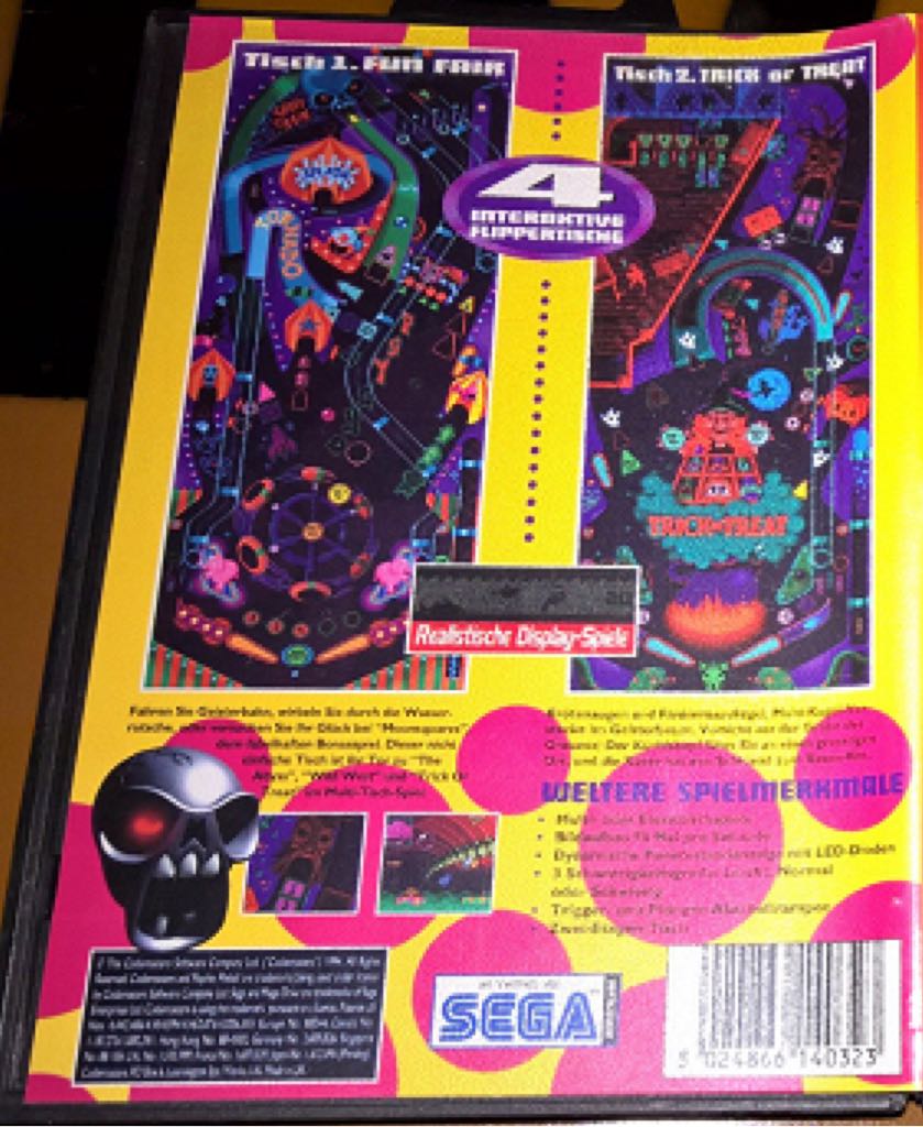 Psycho Pinball - Nintendo Super NES Classic video game collectible [Barcode 5024866140293] - Main Image 2