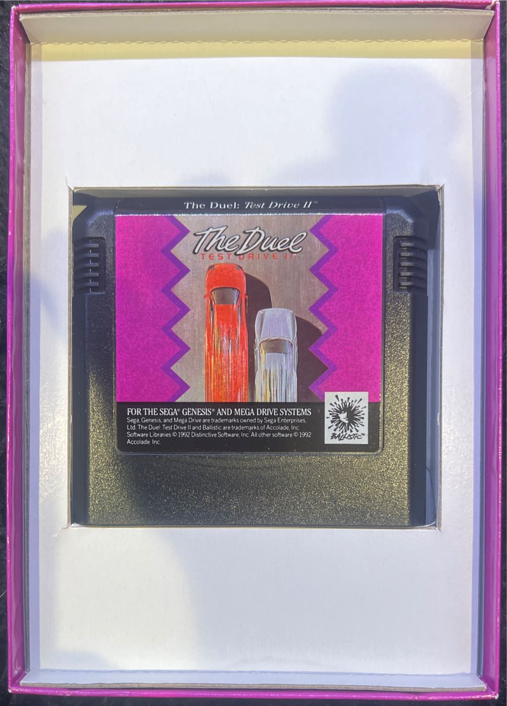 The Duel Test Drive II - Sega Genesis (Mega Drive) (Accolade - 2) video game collectible [Barcode 015605031113] - Main Image 4