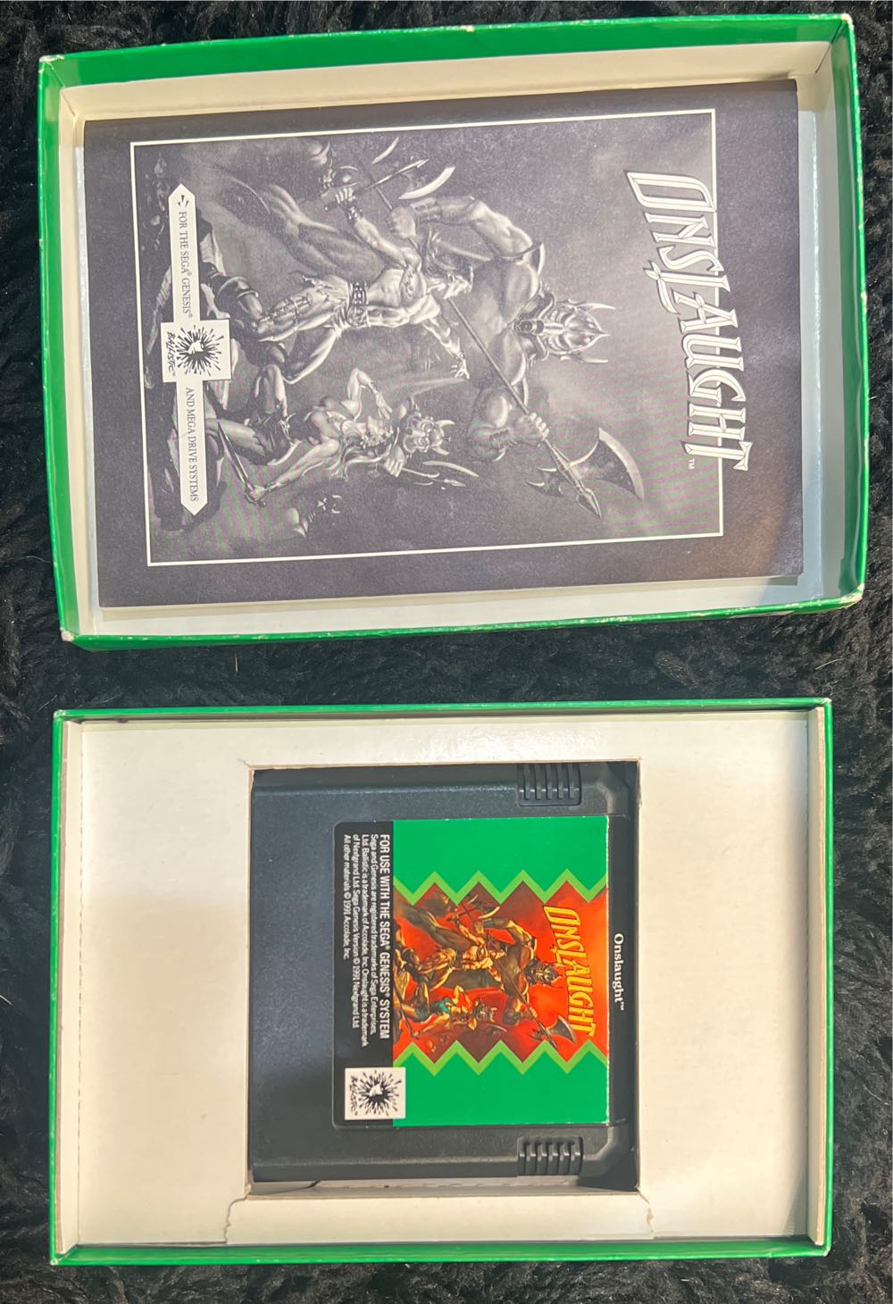 Onslaught - Sega Genesis (Mega Drive) (Ballistic) video game collectible [Barcode 015605031076] - Main Image 3