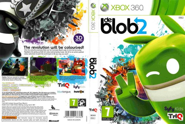 De Blob 2 - Microsoft Xbox 360 (THQ - 1) video game collectible [Barcode 4005209138383] - Main Image 2