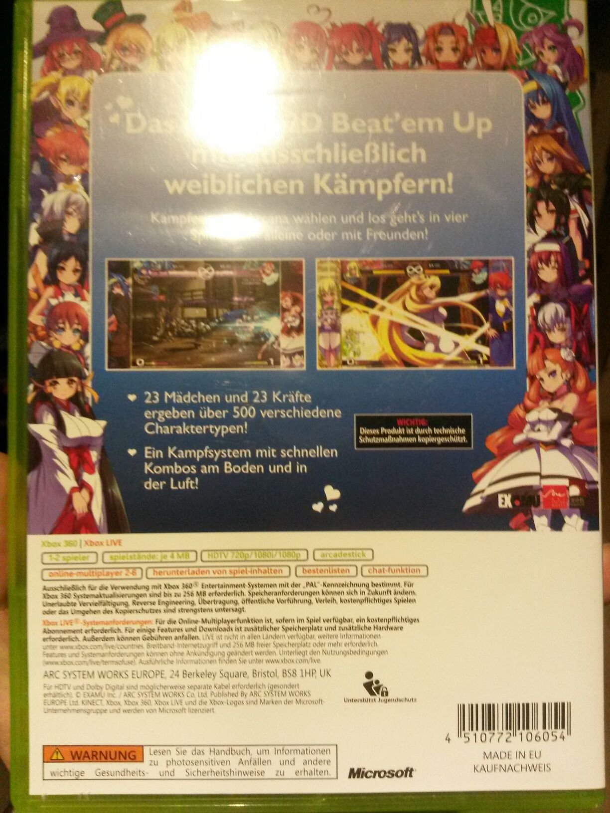 Arcana Heart 3 - Microsoft Xbox 360 video game collectible [Barcode 4510772106054] - Main Image 2