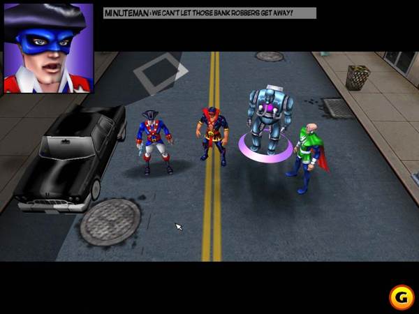 Freedom Force - PC (Electronic Arts/EA Games - 1) video game collectible [Barcode 014633127744] - Main Image 2