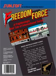 Freedom Force - Nintendo Entertainment System (NES) (SunSoft) video game collectible - Main Image 2