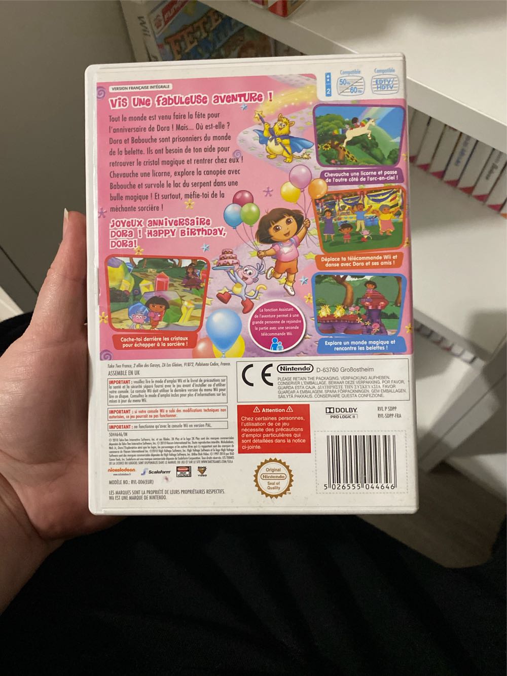Joyeux Anniversaire Dora - Nintendo Wii video game collectible [Barcode 5026555044646] - Main Image 2