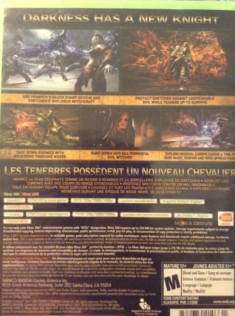 Knights Contract - Sony PlayStation (1) video game collectible - Main Image 2