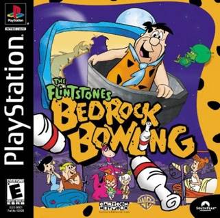 The Flinstones Bedrock Bowling - Sony PlayStation (South Peak Interactive - 4) video game collectible [Barcode 612561153936] - Main Image 1