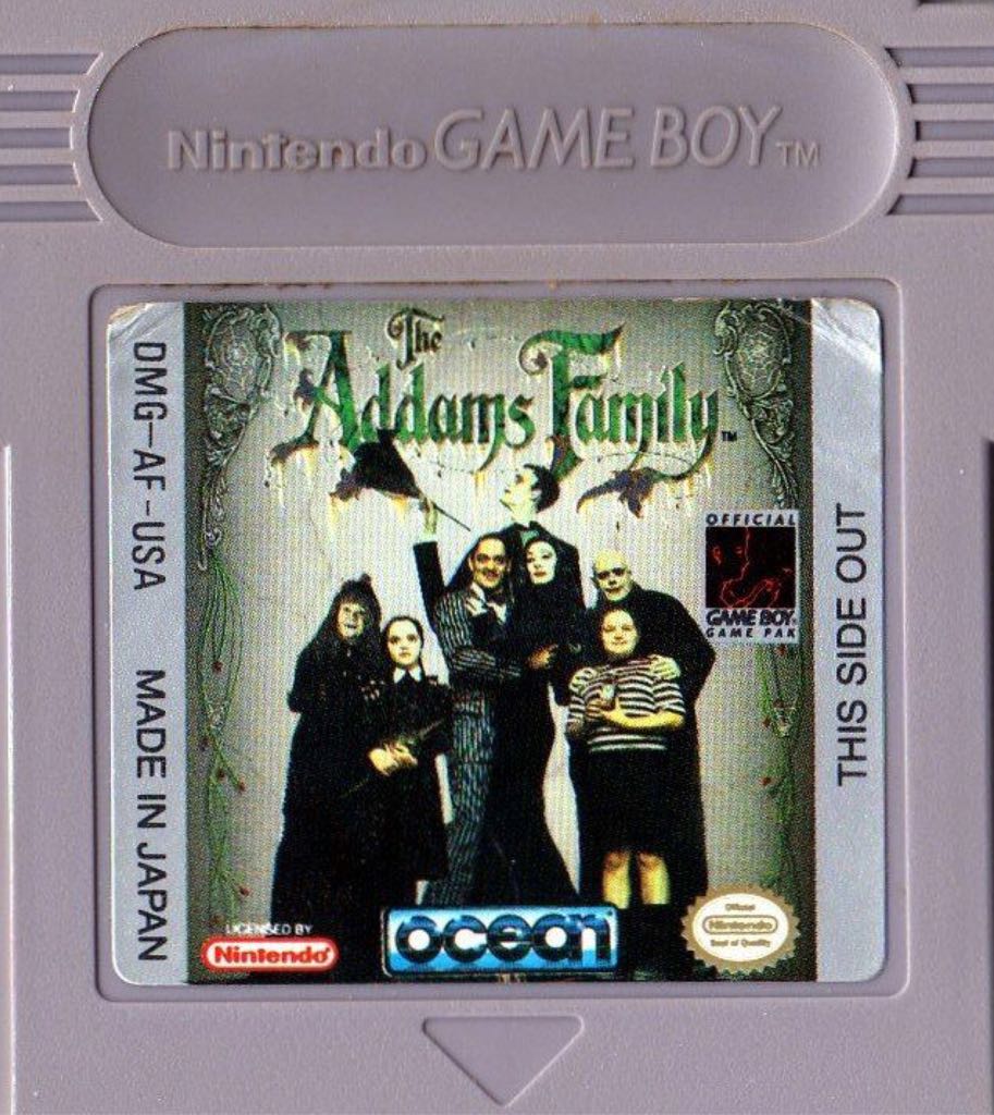 The Adams Family - Nintendo Game Boy video game collectible - Main Image 2