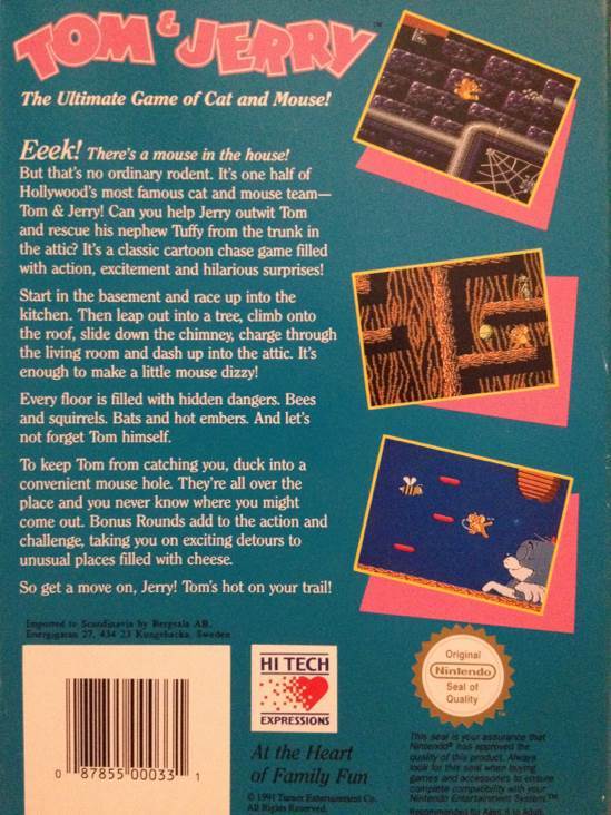 Tom - Nintendo Entertainment System (NES) (Hi Tech Expressions - 1) video game collectible [Barcode 087855000331] - Main Image 2