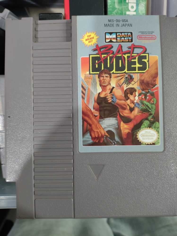 Bad Dudes - Nintendo Entertainment System (NES) (Data East - 2) video game collectible - Main Image 2