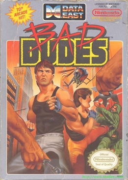 Bad Dudes - Nintendo Entertainment System (NES) video game collectible - Main Image 1