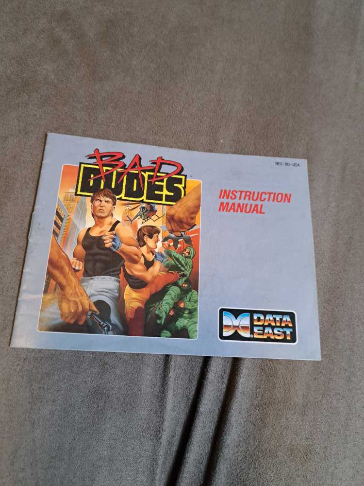 Bad Dudes - Nintendo Entertainment System (NES) video game collectible - Main Image 2