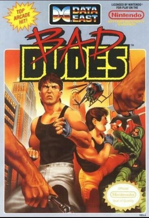 Bad Dudes - Nintendo Entertainment System (NES) video game collectible - Main Image 1