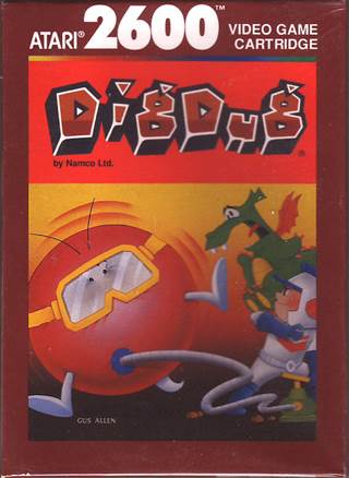 Dig Dug - Atari 2600 video game collectible - Main Image 1