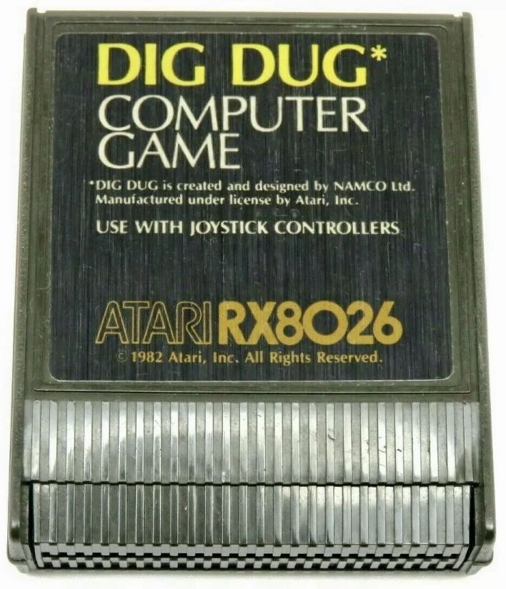 Dig Dug - Atari 400 (Atari) video game collectible - Main Image 2