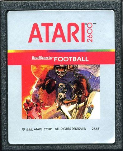 RealSports Football - Atari 2600 video game collectible - Main Image 2