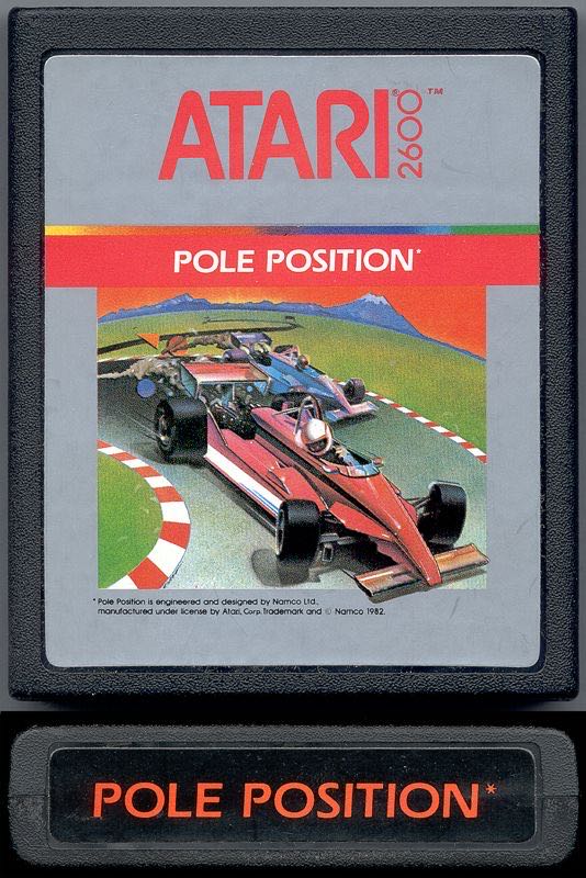 Pole Position - Atari 2600 (Atari Corp. - 1) video game collectible [Barcode 0077000026941] - Main Image 4
