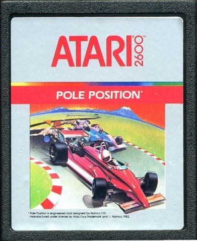 Pole Position - Atari 2600 (Atari, Inc. - 1) video game collectible [Barcode 077000500724] - Main Image 3