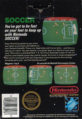 Soccer - Nintendo Entertainment System (NES) video game collectible - Main Image 2