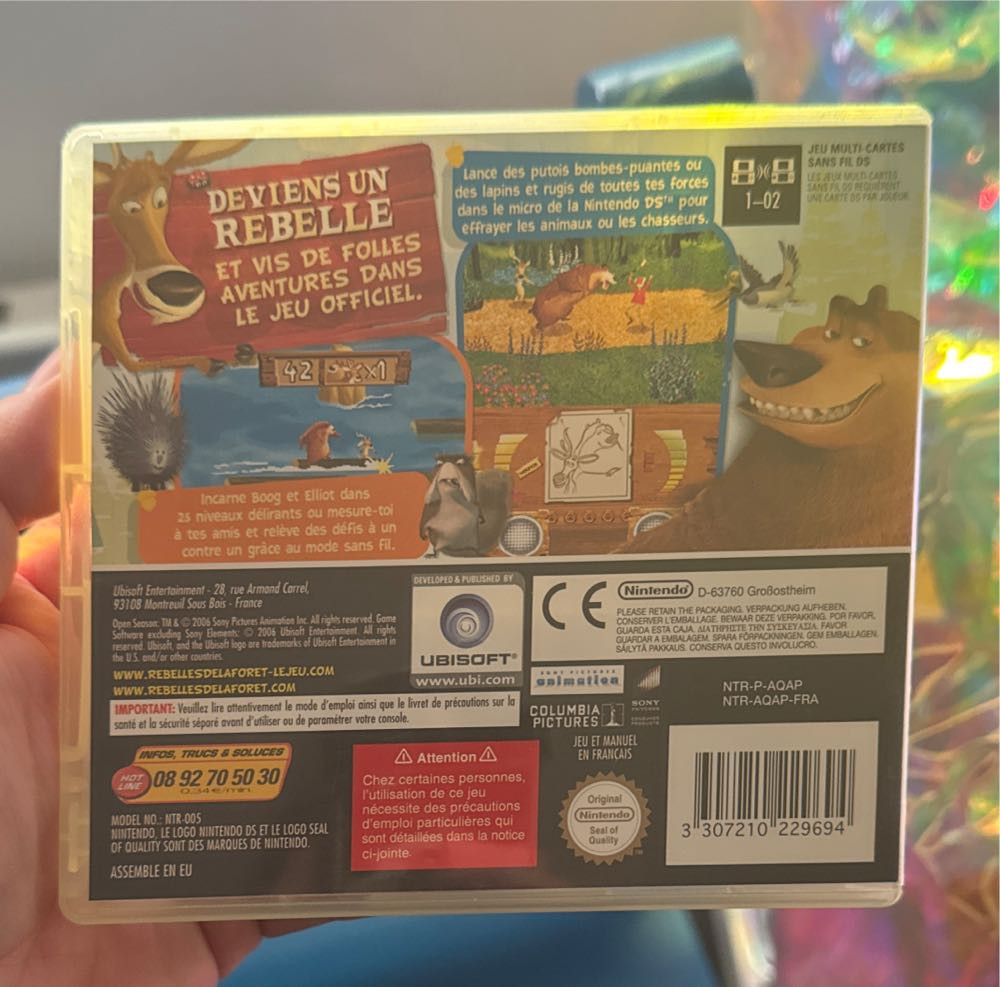 Les Rebelles De La Foret - Nintendo DS video game collectible [Barcode 3307210229694] - Main Image 2