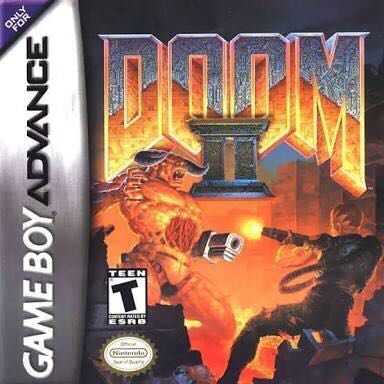 Doom II - Nintendo Game Boy Advance (GBA) video game collectible - Main Image 1