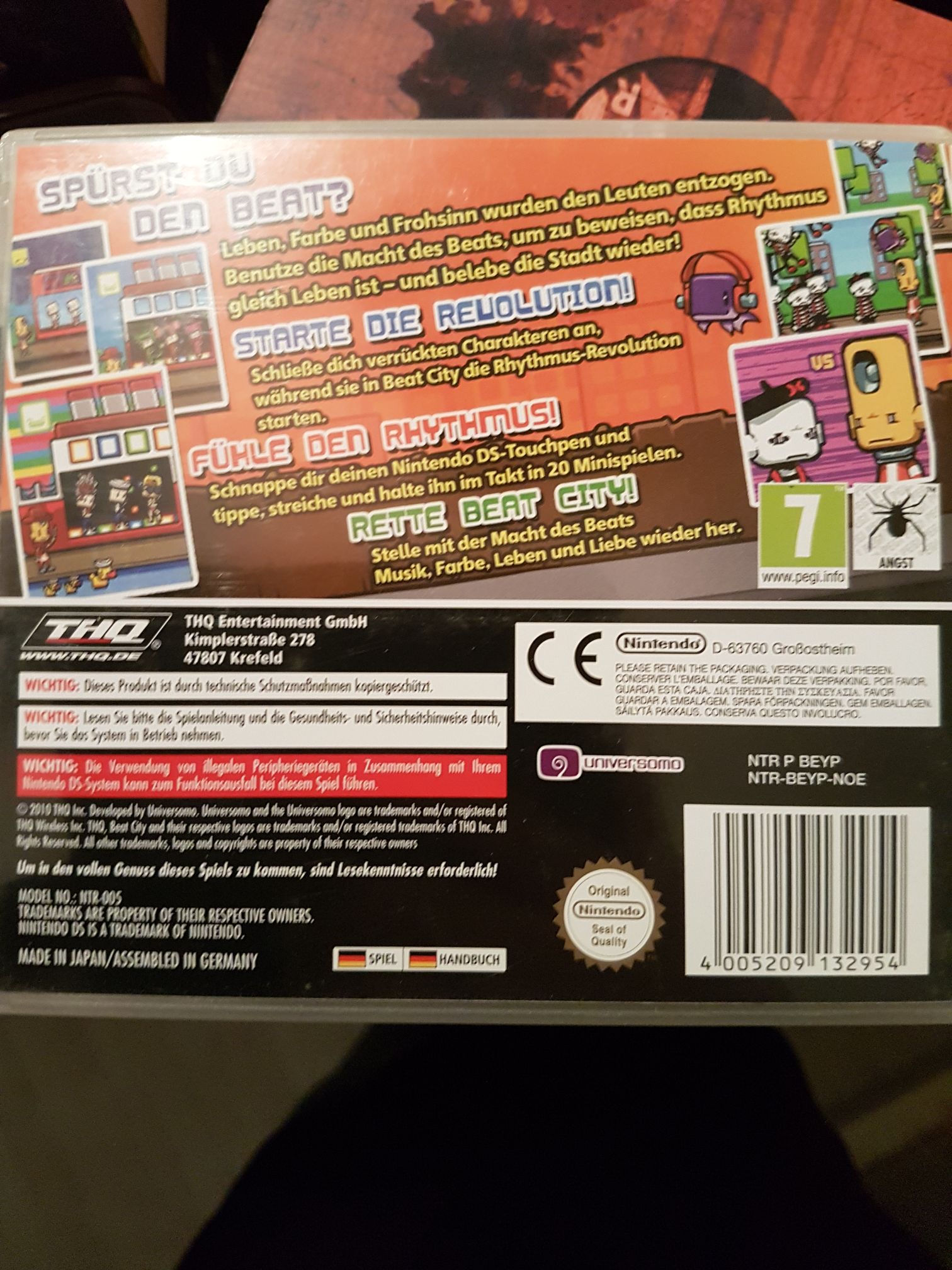 Beat City - Nintendo DS video game collectible [Barcode 4005209132954] - Main Image 2
