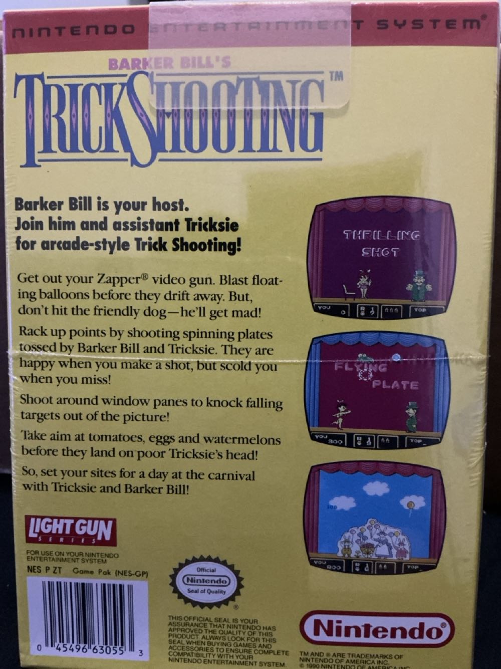 Barker Bills Trick Shooting - Nintendo Entertainment System (NES) (Nintendo - 1) video game collectible [Barcode 045496630553] - Main Image 3