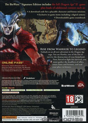 Dragon Age 2 - Signature Edition - Microsoft Xbox 360 (Electronic Arts/EA Games - 1) video game collectible [Barcode 5030942096279] - Main Image 2