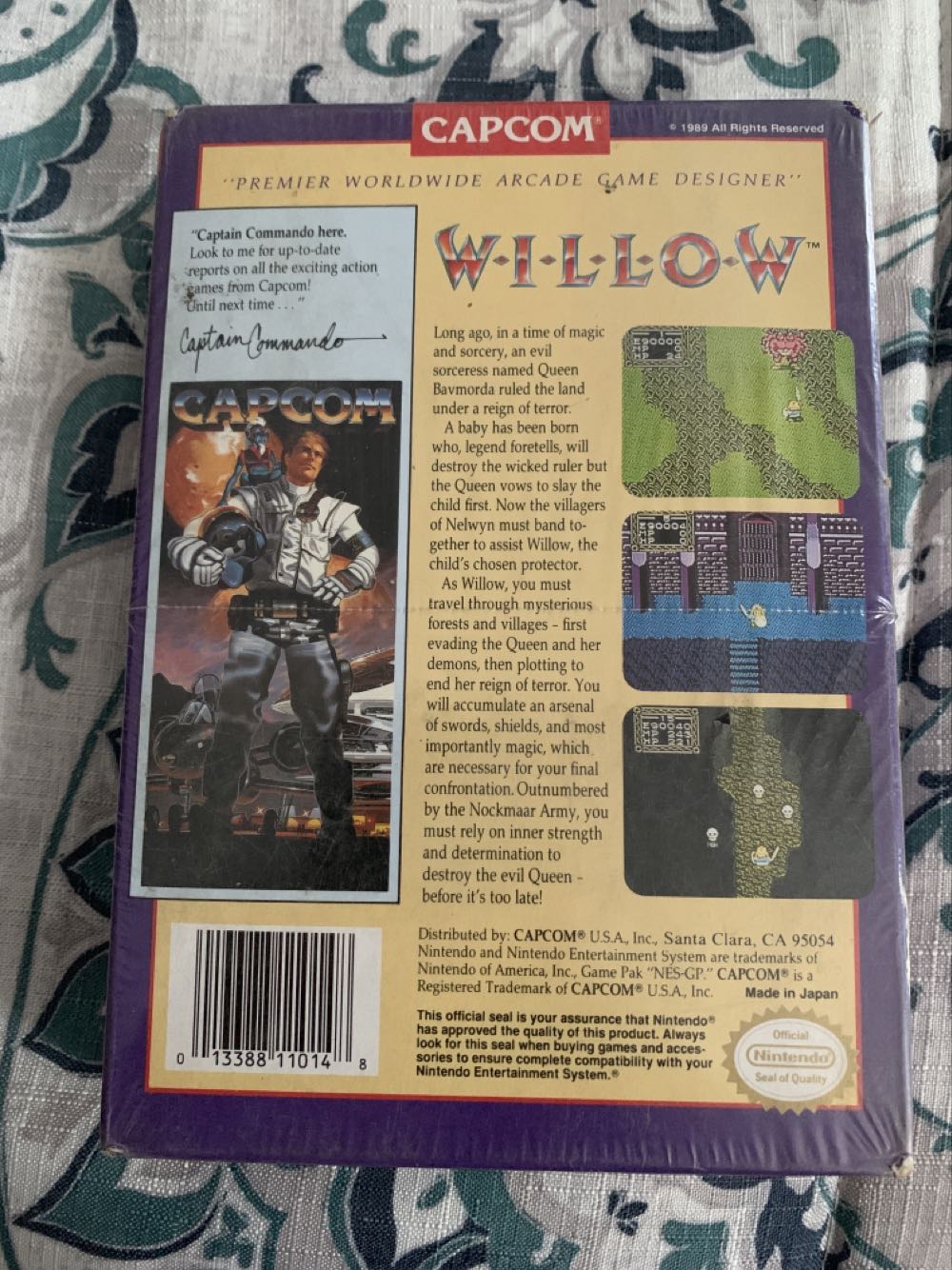 Willow - Nintendo Entertainment System (NES) (Capcom - 1) video game collectible [Barcode 013388110148] - Main Image 3