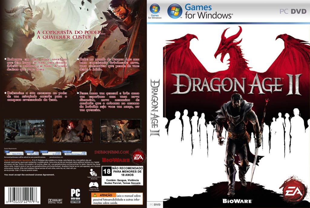 Dragon Age II - PC (Electonic Arts - 1) video game collectible [Barcode 014633194999] - Main Image 2