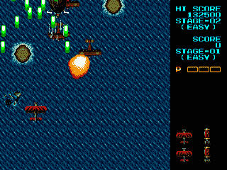 Fire Shark - Sega Mega Drive (Sega - 1) video game collectible [Barcode 4974365611323] - Main Image 3