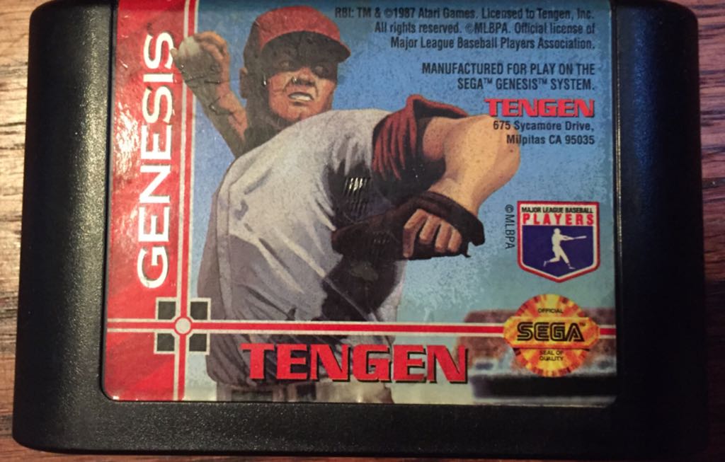 RBI Baseball 94 - Sega Genesis (Mega Drive) video game collectible - Main Image 1