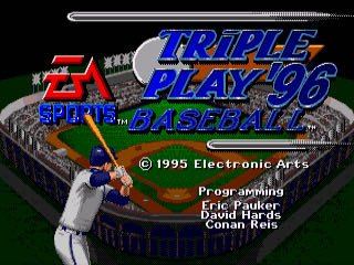 Triple Play 96 - Sega Genesis (Mega Drive) (Electronic Arts - 2) video game collectible [Barcode 014633073867] - Main Image 2