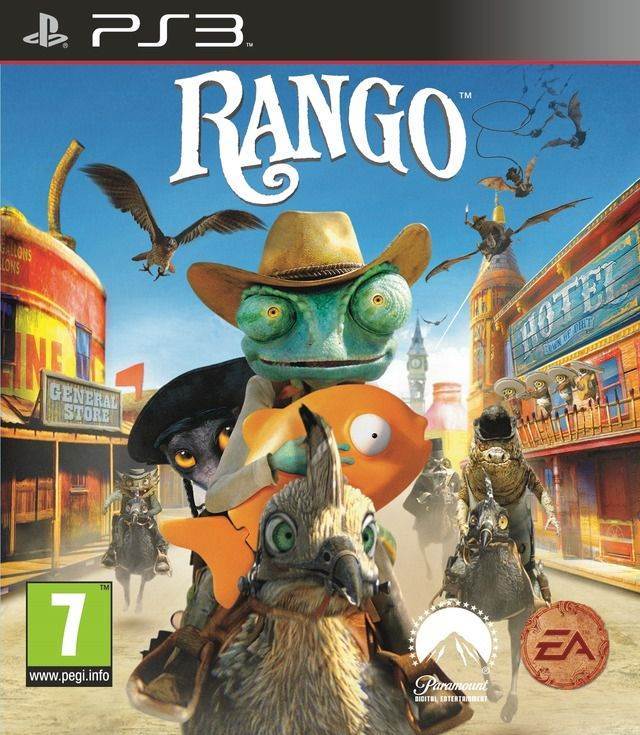 Rango - Sony PlayStation 3 (PS3) (1) video game collectible [Barcode 5030934101141] - Main Image 1