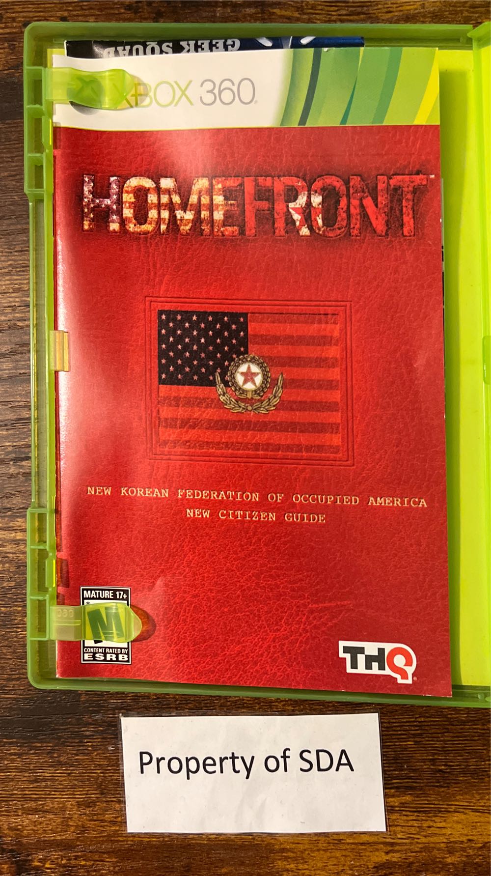 Homefront - Microsoft Xbox 360 (THQ - 1) video game collectible [Barcode 752919551455] - Main Image 3