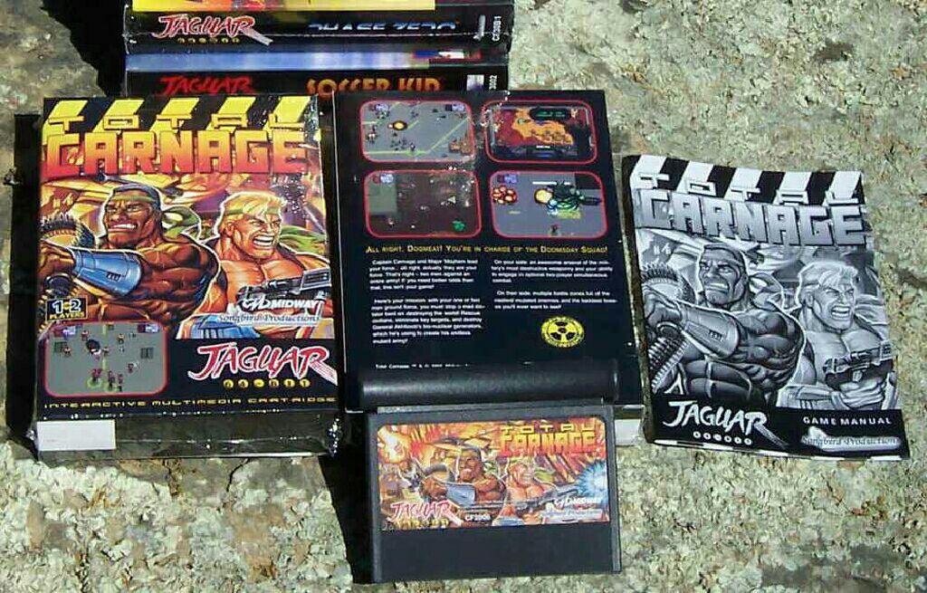 Total Carnage - Atari Jaguar (Songbird Productions) video game collectible - Main Image 2