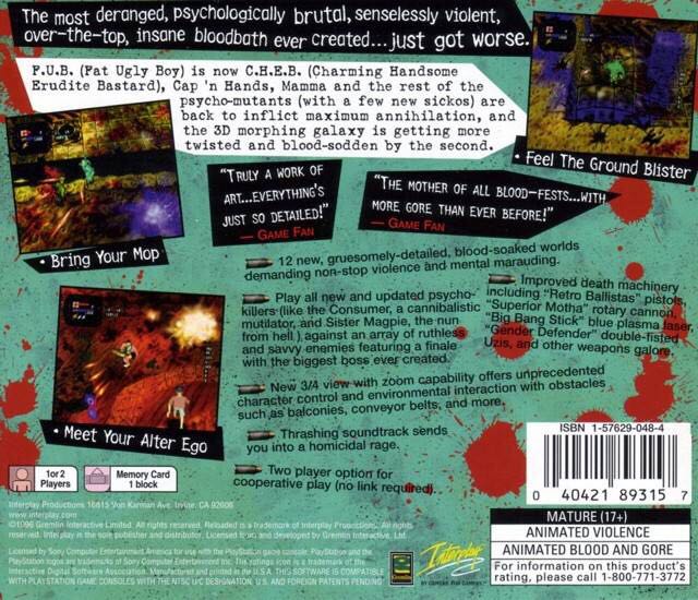 Reloaded - Sony PlayStation video game collectible - Main Image 2