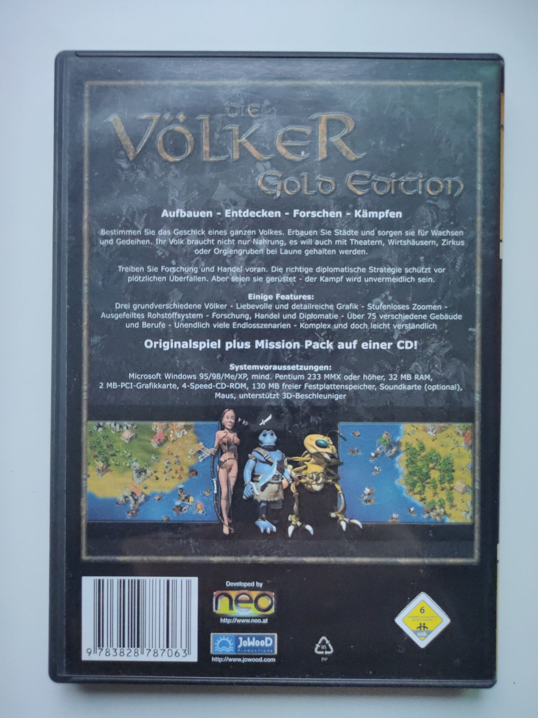 Die Völker - Gold Edition - PC video game collectible [Barcode 9783828787063] - Main Image 2