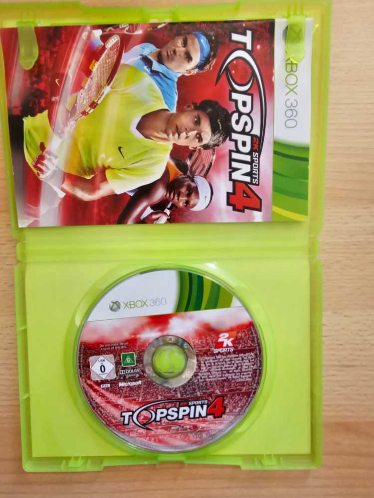 Top Spin 4 - Microsoft Xbox 360 video game collectible [Barcode 5026555249584] - Main Image 3
