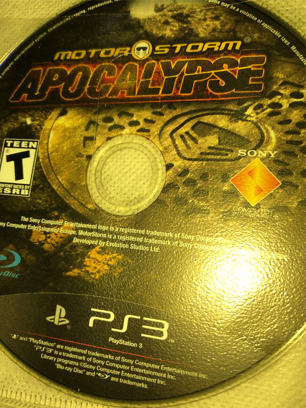 MotorStorm Apocalypse - Sony PlayStation 3 (PS3) (Sony Computer Entertainment - 1-2) video game collectible [Barcode 11408260] - Main Image 4